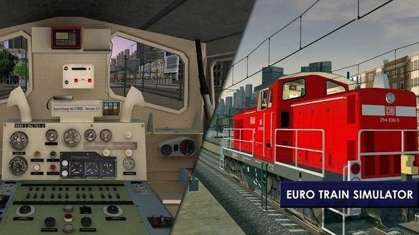 欧元火车模拟器2手游下载,欧元火车模拟器2,火车游戏,3d游戏