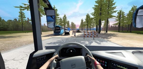 巴士模拟器极限道路汉化版下载,巴士模拟器极限道路,驾驶游戏,汽车游戏